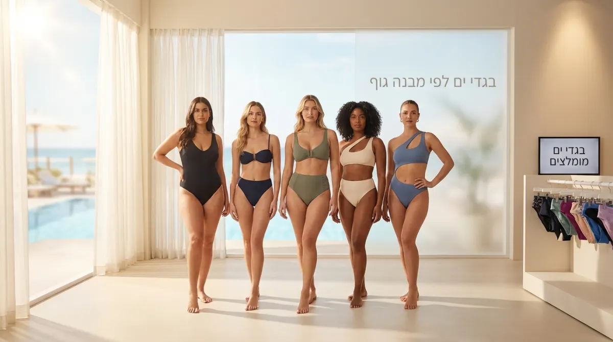 בגדי ים לפי מבנה גוף